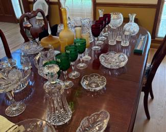 Gorham Stemware De Medici, Rosenthal Highball Glasses