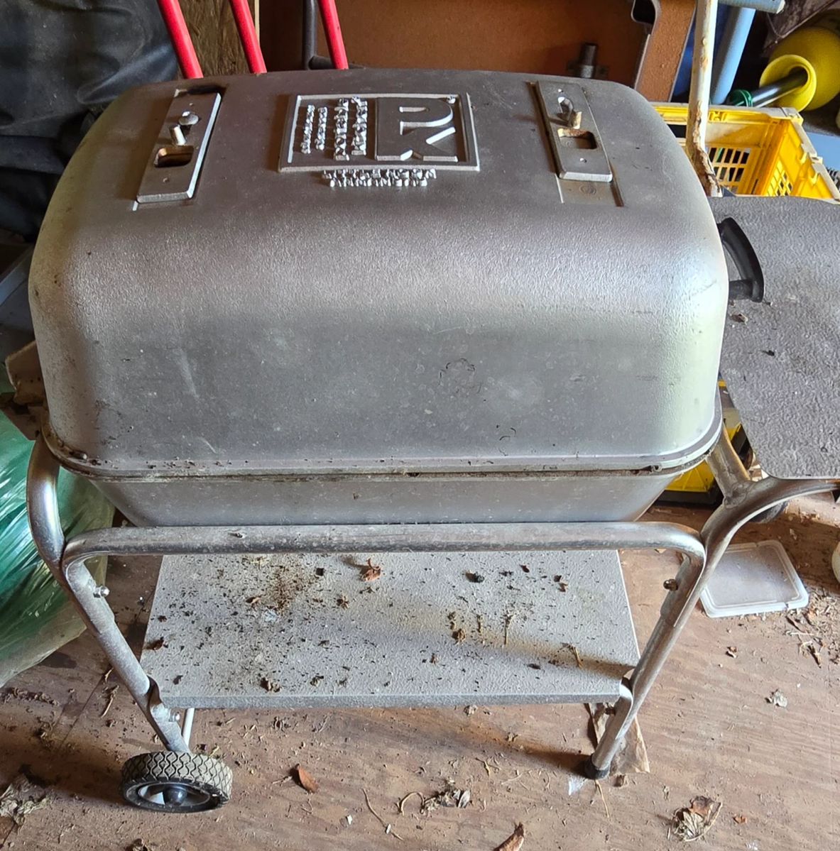 He loved to BBQ - Portable Kitchen BBQ Pit- Still have Items to pull out of attic
