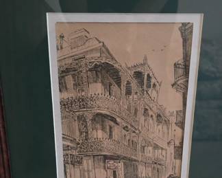 New Orleans Cathedral Sketch