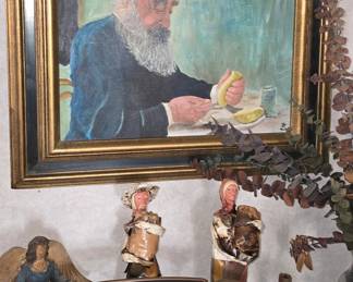 Vintage Painting - Figurines