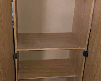 Inside Storage Cabinet