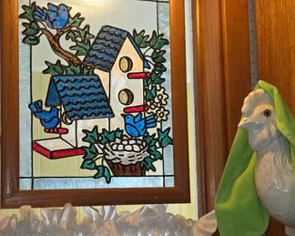 Blue Bird Stainglass