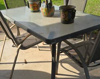Patio Table with 4 Chairs