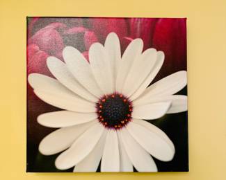 12" x 12" Signed floral print