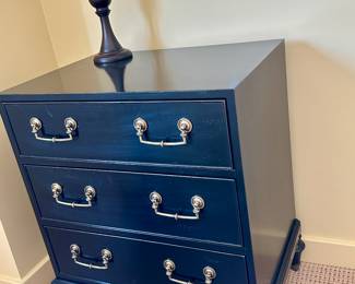 Hickory White Metropolitan Classic Night Stand with three drawers.  Approx 29" W x 21"D x 32.5"H.