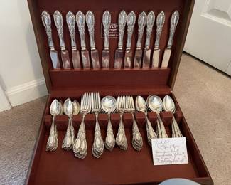 Towle King Richard Sterling Silver Flatware Pattern 1932 antique