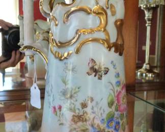 Antique Handpainted Pitcher