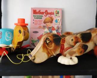 Vintage Fisher-Price Turtle & Hound Dog