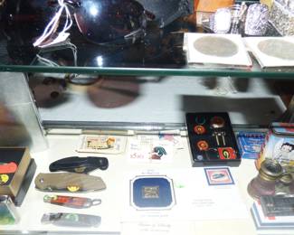 Silver Dollars, Pocketknives, etc