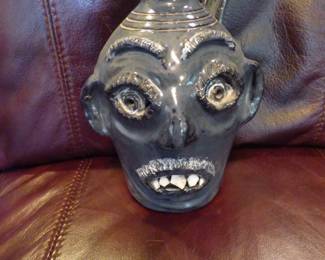 Face Jug signed by Mary Ferguson