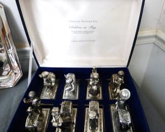 Silverplate Figural Napkin Rings