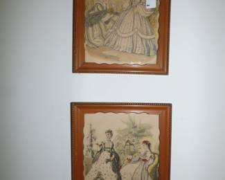 Vintage Lady Godey Prints