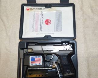 Ruger P-89 Semi Auto 9mm with Extra Barrel