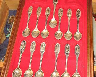 Lynn franklin mint 12 apostles spoons