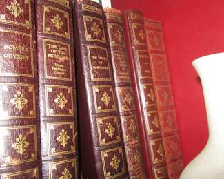 Lynn set of leather bound books