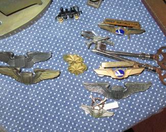 Lynn collection of pins military