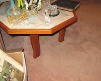 Lynn octagon coffee table