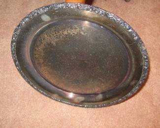 Lynn silver tray