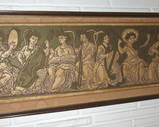 Lynn tapestry framed