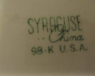 Lynn syracuse china