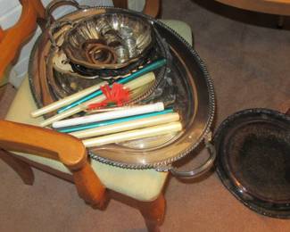 Lynn silver trays