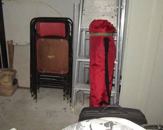 Lynn folding chairs and ladders