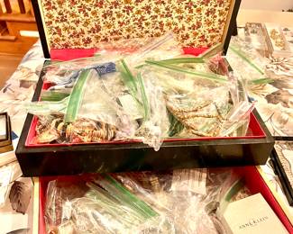 A large variety of Jewelry - Mostly costume with some formal pieces mixed in.