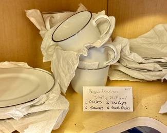 Royal Daulton "Simply Platinum" China
