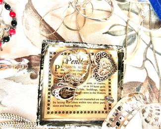A large variety of Jewelry - Mostly costume with some formal pieces mixed in.
