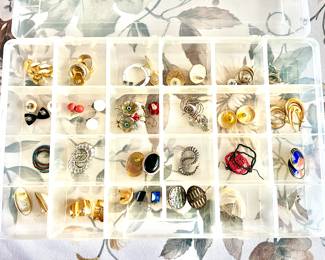 A large variety of Jewelry - Mostly costume with some formal pieces mixed in.