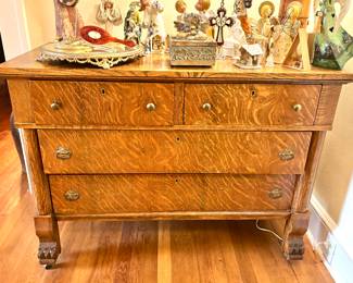 Fabulous Tiger Oak Cabinet