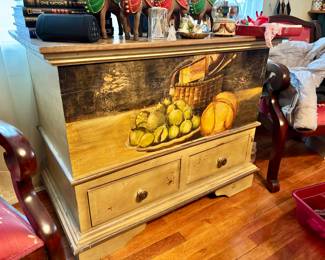 Rare one of a kind painted cabinet