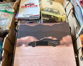 Huge collection of vintage automotive advertising