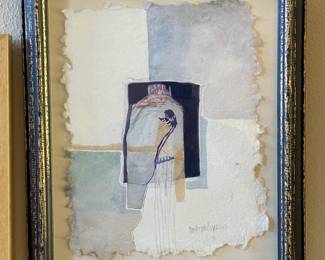 Original Amado Pena Painting -- Mixed Media