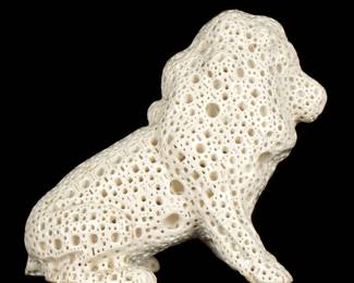 Lot 101: Alexander Ney Terracotta Lion Sculpture