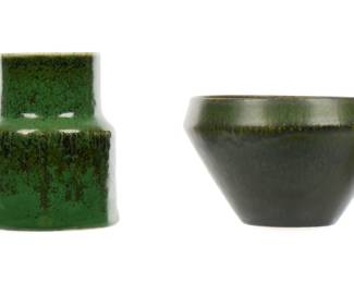 Lot 365: Two Rorstrand Swedish Art Pottery Vases