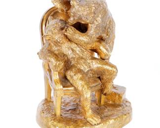 Lot 288: Christophe Fratin Dentist Bears Bronze Sculpture