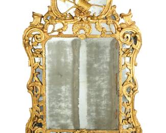 Lot 47: 18th C Italian Giltwood Mirror
