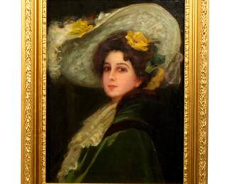 Lot 258: William McEntee Portrait of Anna Held