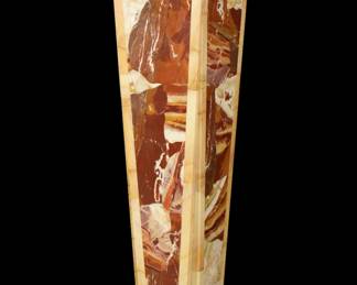 Lot 159A: 19th C French Specimen Marble Pedestal