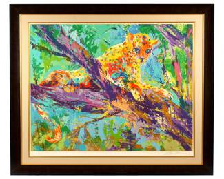 Lot 298: Large Leroy Neiman Serengeti Lithograph