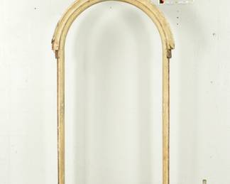 Lot 347: Large Victorian Carved and Painted Arched Window
