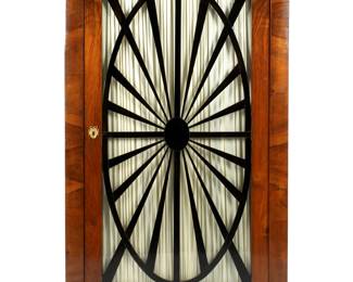 Lot 37: Biedermeier Mahogany and Ebonized Wood Armoire