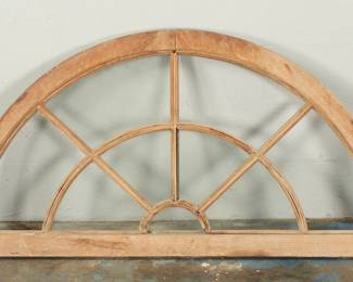 Lot 393: Arched Transom Window