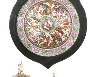 Lot 400: Four Piece Collection of Capodimonte Items