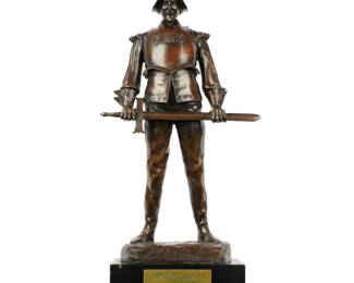 Lot 285: George Lasko Hernando De Soto Bronze Sculpture