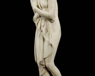 Lot 180: after Canova Venus Italica Carved Marble Sculpture
