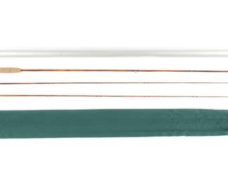 Lot 267: R. W. Summers 7' 6" Bamboo Fly Fishing Rod