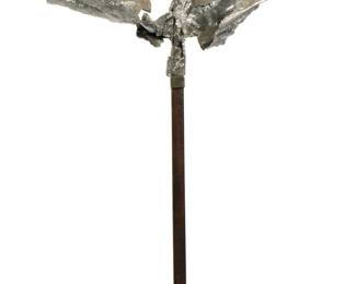 Lot 146: Mystery Artist Steel Brutalist Abstract Sculpture