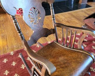 Birds Eye Maple antique rocker